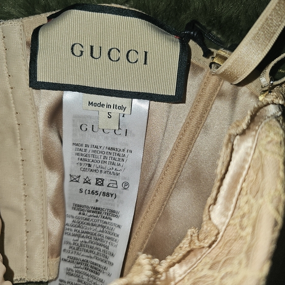 Gucci Lace Bustier Top in Beige - Picture 4 of 8